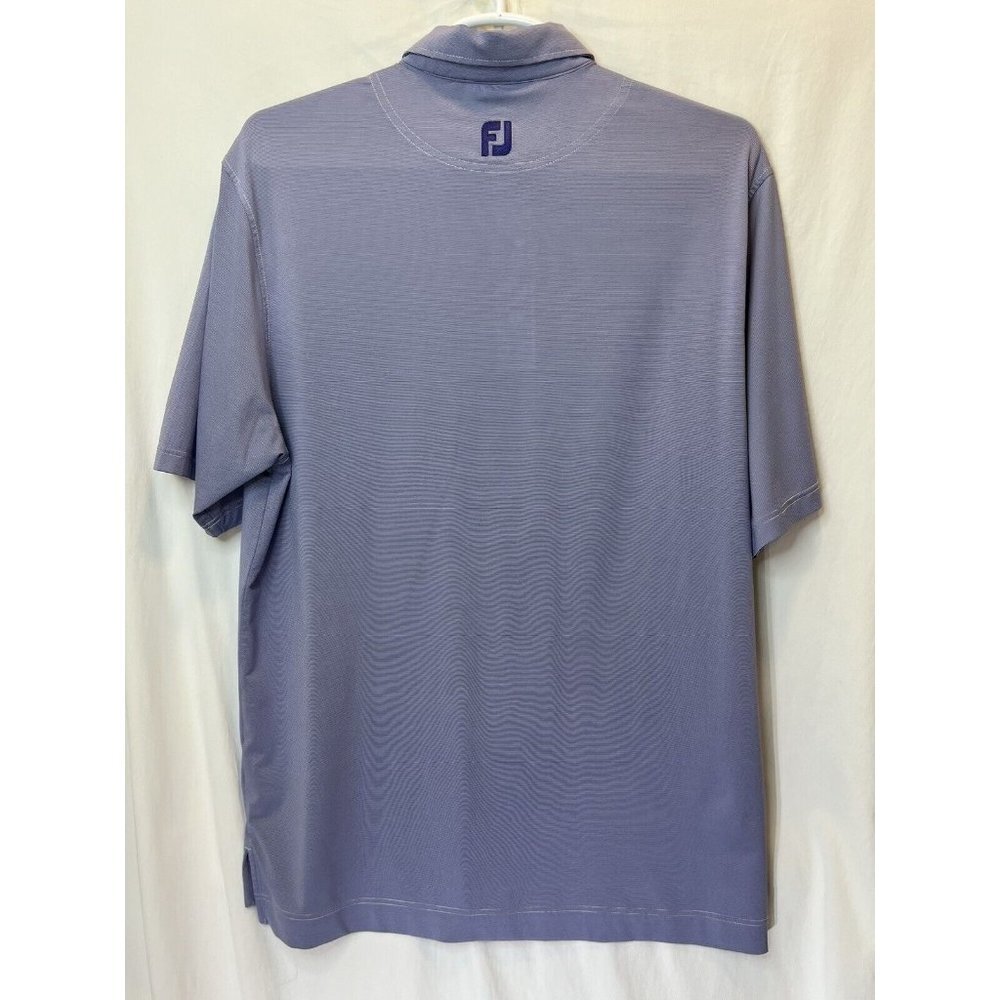 FootJoy‎ XL Wicking Purple White Stripe Shortsleeve Polo Golf Outdoors - Picture 4 of 4